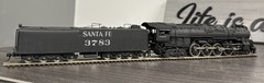 Pacific Fast Mail HO Brass Northern Santa Fe 4-8-4 C/Ptd. #3783 – Used & Tested!