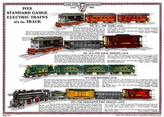 Pre-War Ives – Wide Gauge Halloween/Tiger Passenger Set – #1071 – 1930