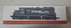 Southern Pacific Locomotive # 9725 Model Train High Speed N Scale Black