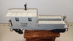 Lionel 2243 Santa Fe Diesel F-3 Locomotive, Barrel & Lumber Car, 7 Piece Set
