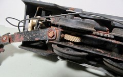 American Flyer 21165 Locomotive & Tender For Parts Or Restoration