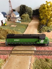 HO Atlas Classic 9331 C-424 Burlington Northern #4241 w/DCC Decoder. TRO. IOB.