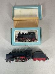 Marklin 3-Rail HO 2-6-0 FM800 BR 24-058 & 0-6-0 #3029 Tank Locomotive Untested