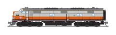 BLI 8795 EMD E7A, MILW 19B, Gray & Orange, Paragon 2 DCC Sound, N