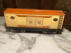 1920s Prewar Lionel 380 Train Engine with Freight Train Cars 15 tanker & 214,517