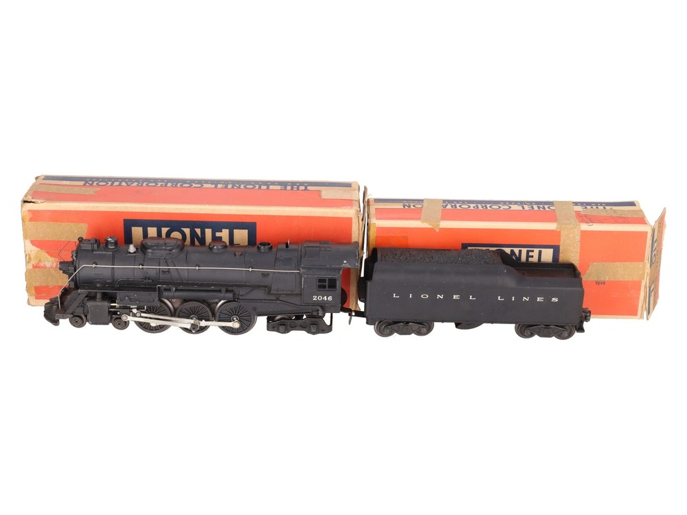 Lionel 2046 Vintage O 4-6-4 Hudson Steam Locomotive w/ 2046W Tender – Type II