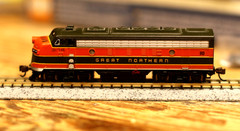 Bachmann n scale F7 A Unit Diesel with DCC – Great Northern – Excellent