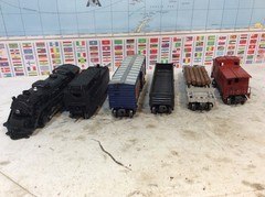 Lionel 1555WS Postwar – Set 2018 Steam Engine Freight Cars O Gauge / 027