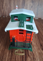 1986 New Bright Christmas Express Train Locomotive Set W/ Bears For Repair