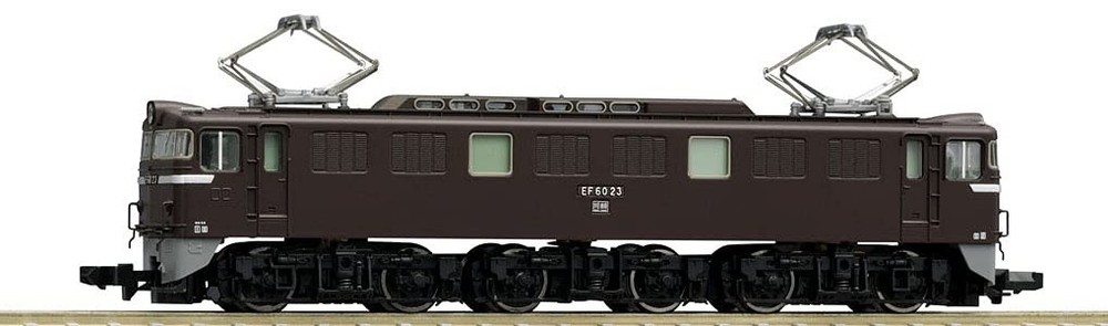 TOMIX N gauge JNR EF60 0-type Electric Locomotive 2nd Form Brown 7146 ModelTrain