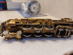 KEY IMPORTS BRASS HO SANTA FE 3450 4-6-4 MOST MODERN STEAM LOCOMOTIVE