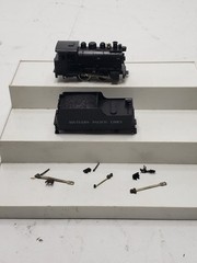 Vintage Rivarossie HO Southern Pacific 0-4-0 Steam Locomotive & Tender Parts