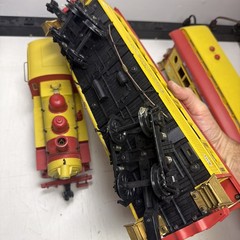 ARISTO CRAFT 21326 UNITED-AMERICAN CIRCUS #1 STEAM ENGINE 0-4-0 2 Cars As Is See