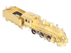 Pacific Fast Mail HO BRASS B&M B-15 2-6-0 Steam Locomotive & Tender -Unpainted