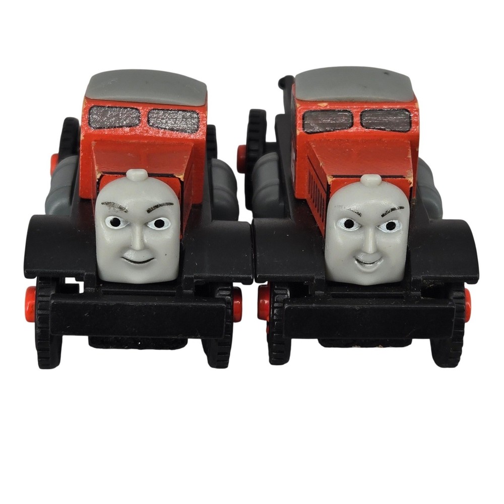 Max and Monty Dump Trucks Learning Curve Thomas Wooden Railway Kids Toy