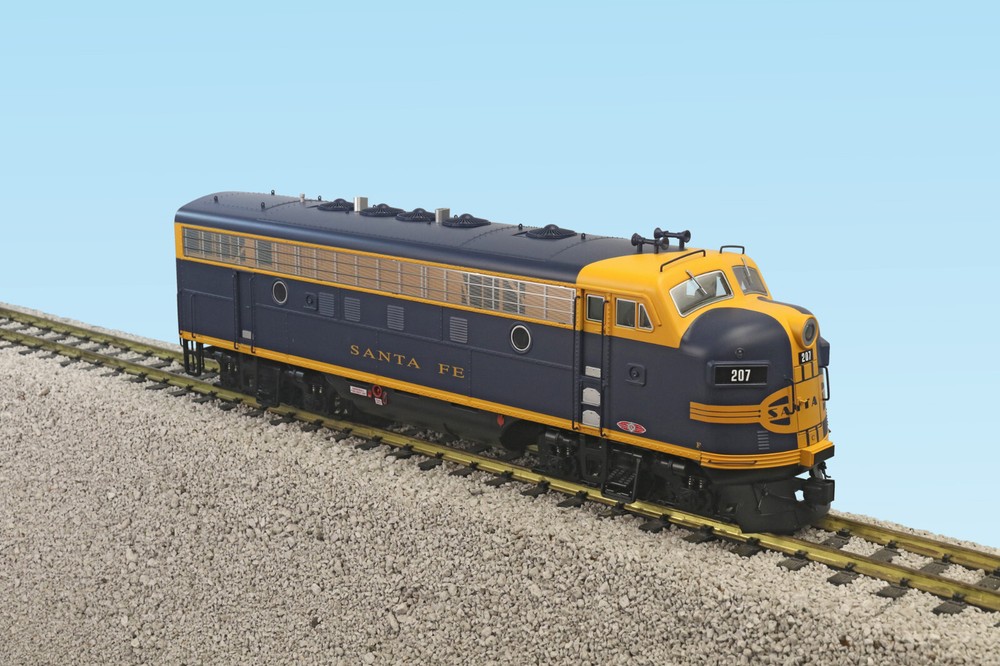 USA Trains G R22385 SANTA FE F7 A UNIT BLUE/YELLOW Diesel Locomotive