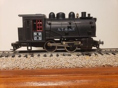 Mantua / Lifelike custom 0-4-0 steam locomotive switcher Santa Fe HO