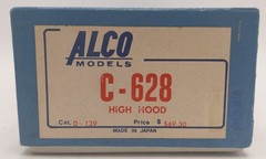 Alco Models D-139 HO BRASS C-628 High Hood Diesel Locomotive – Unpainted/Box