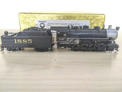 **PRO-PAINTED *ORIENTAL LIMITED BRASS USRA 0-8-0 STEAM HO *CAN MOTOR *RUNS GOOD!