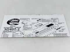 HO Scale Athearn RTR 95119 Rio Grande SD40T-2 Diesel Locomotive D&RGW #5411