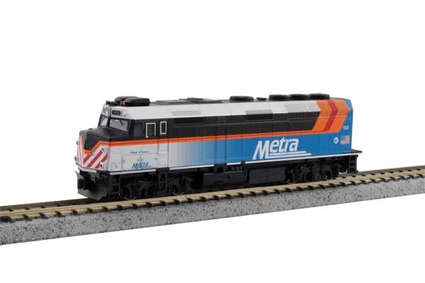 Kato N Scale EMD F40PH Commuter Version – Standard DC Metra #183