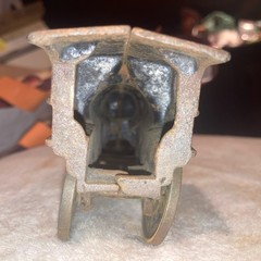 Vintage 7”in Cast Iron Train -Arcade Ives? Locomotive