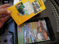 Rail King Ready to Run O Gauge Train Chicago Northwestern Set w Extra Track NICE