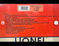 Lionel 6-38080 TMCC Western Pacific Scale 4-8-4 GS-64 Loco & Tender #485 IN Box