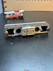 HO Gauge Model Diesel Locomotive Caboose Train Car Body Lot For Parts (5)