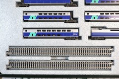 KATO K10917 SNCF TGV DUPLEX ELECTRIC LOCOMOTIVE 10 CAR DISPLAY SET & LIGHTS on