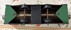 WYANDOTTE Tin Train WRL970 Engine, Coal Tender, Container Car, Grain CarCaboose.