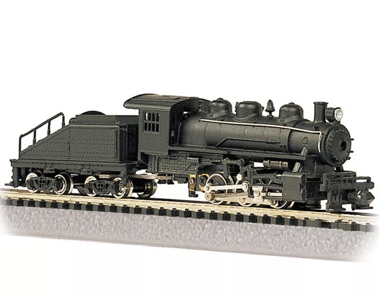 Bachmann N Scale 50598 USRA 0-6-0 Switcher & Tender Painted Unlettered Loco