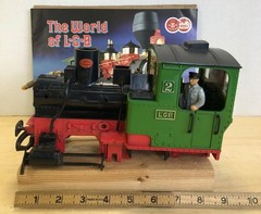 LGB G Gauge 0-4-0 Steam Locomotive Cab, Chassis, Boiler Tank w/Weight, Engineer