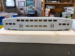 IMPERIAL HOBBY PRODUCTIONS IHP HO RESIN #87113A UTDC BILEVEL COACH CAR BUILTOOP