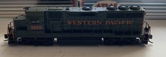 N Scale Atlas GP40 Custom Western Pacific WP 3528 Locomotive Engine MTL Couplers