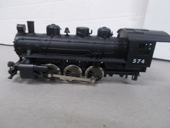 RIVAROSSI ~JERSEY CENTRAL 0-6-0 SWITCHER LOCOMOTIVE # 574 & TENDER~HO SCALE