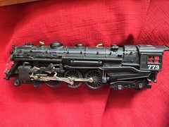 Hallmark LIonel 773 Hudson Seteam Locomotive with Disoplay Track