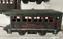 Vtg PreWar LIONEL Passenger 5 Car Train Set: Tender, 607,607,608, Caboose **tk