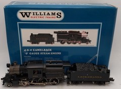 Williams 5016 Lackawanna 4-6-0 Camelback Steam & Tender #1024 (3-Rail)/Box