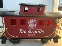 EZTEC Silverado Express Rio Grande Caboose Car 4067 G Scale Scientific Toy