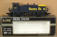 K-Line K-2438 Santa Fe MP-15 Diesel Switcher Engine O-Gauge NOS
