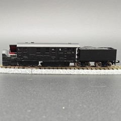 MORE 2801 JNR 620 Powered Rotary Snow Plow N Scale Black Undecorated Tested