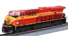 N Scale Kato 176-8947 FEC Florida East Coast ES44C4 Diesel Locomotive Cab #805
