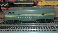ho diesel locomotive athearn green pennsylvania prr 9506