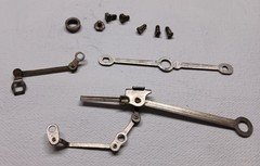 AMERICAN FLYER 310 312 PRR K5 SIDE RODS LINKAGE BUSHING ORIG SCREWS RIGHT SIDE
