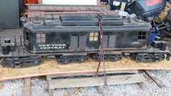 Electric 7.5″ Gauge Hand Built T3A Electric AWD Locomotive and 5 Train Cars