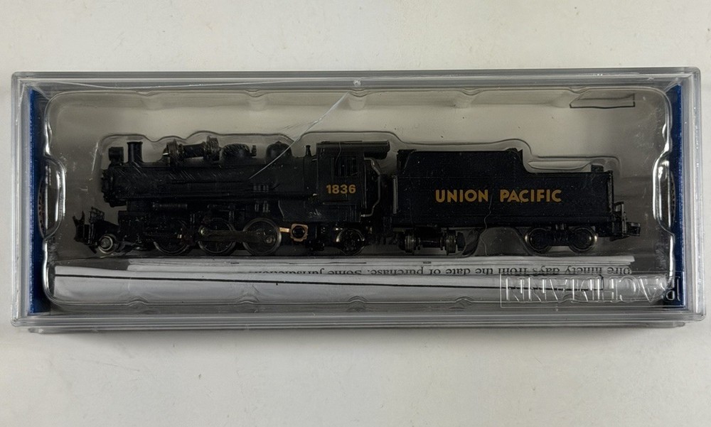 N BACHMANN 51551 STEAM LOCOMOTIVE PRAIRIE 2-6-2 & TENDER UNION PACIFIC UP #1836