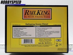 MTH RAILKING WESTERN MARYLAND GALLOPING GOOSE DIESEL O GAUGE 30-21311-1 NEW