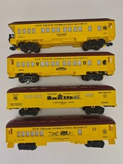 Lionel O Scale TTOS Special Passenger Cars Lot 4 Lighted Tested Box