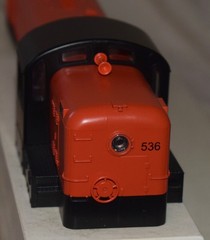 MTH RS-3 Diesel Locomotive Shell New Haven #536 – Orange – O Gauge – NEW